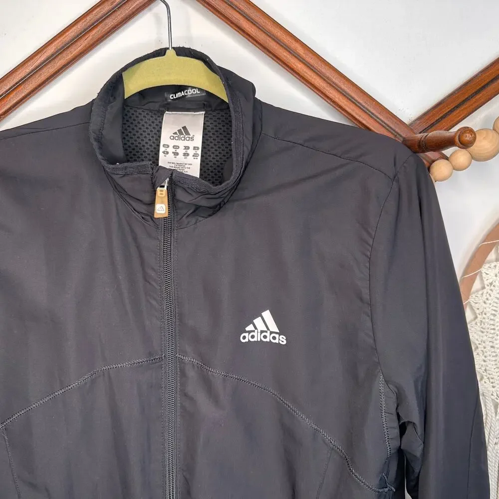 Adidas Climacool Black Windbreaker